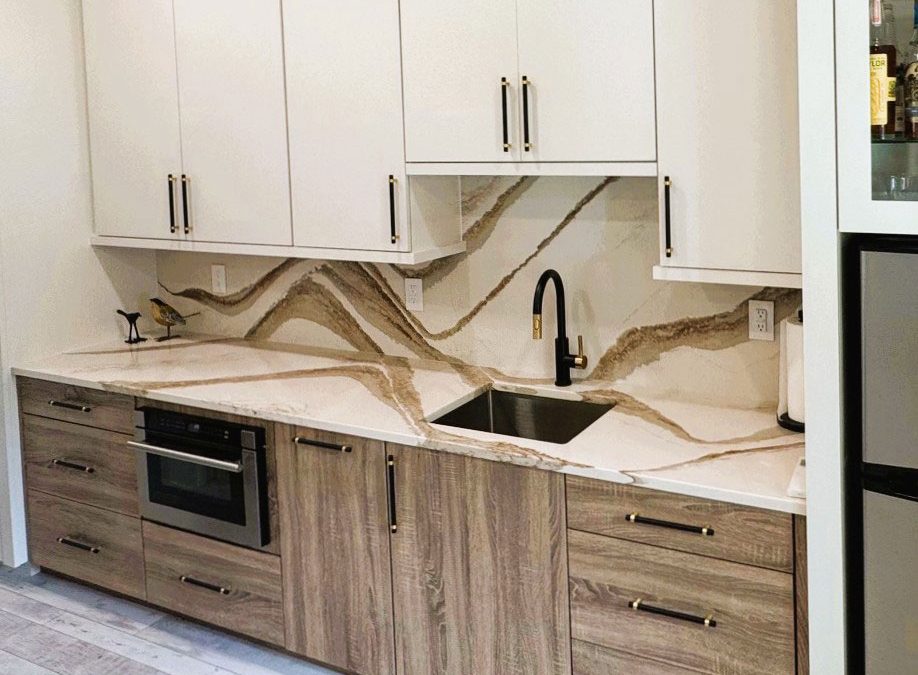 Full-Height Stone Backsplashes: A Bold Move in Kitchen Design